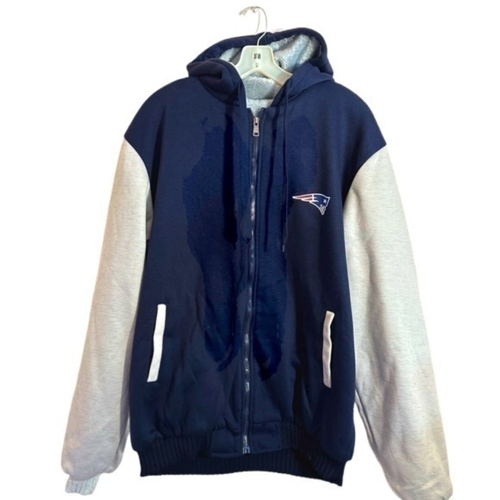 Men’s Patriots Fleece Hooded Jacket - Size XL - NWOT